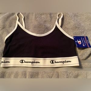 Champion black Bralette. Size L NWT